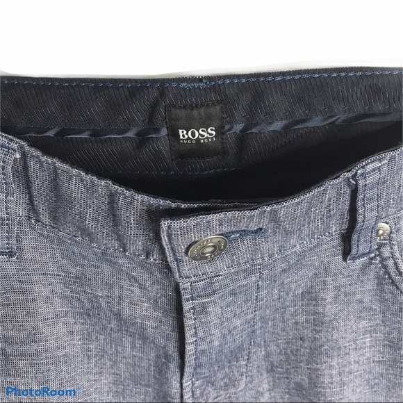 BOSS Hugo Boss blue heathered pants - Picture 8 of 11